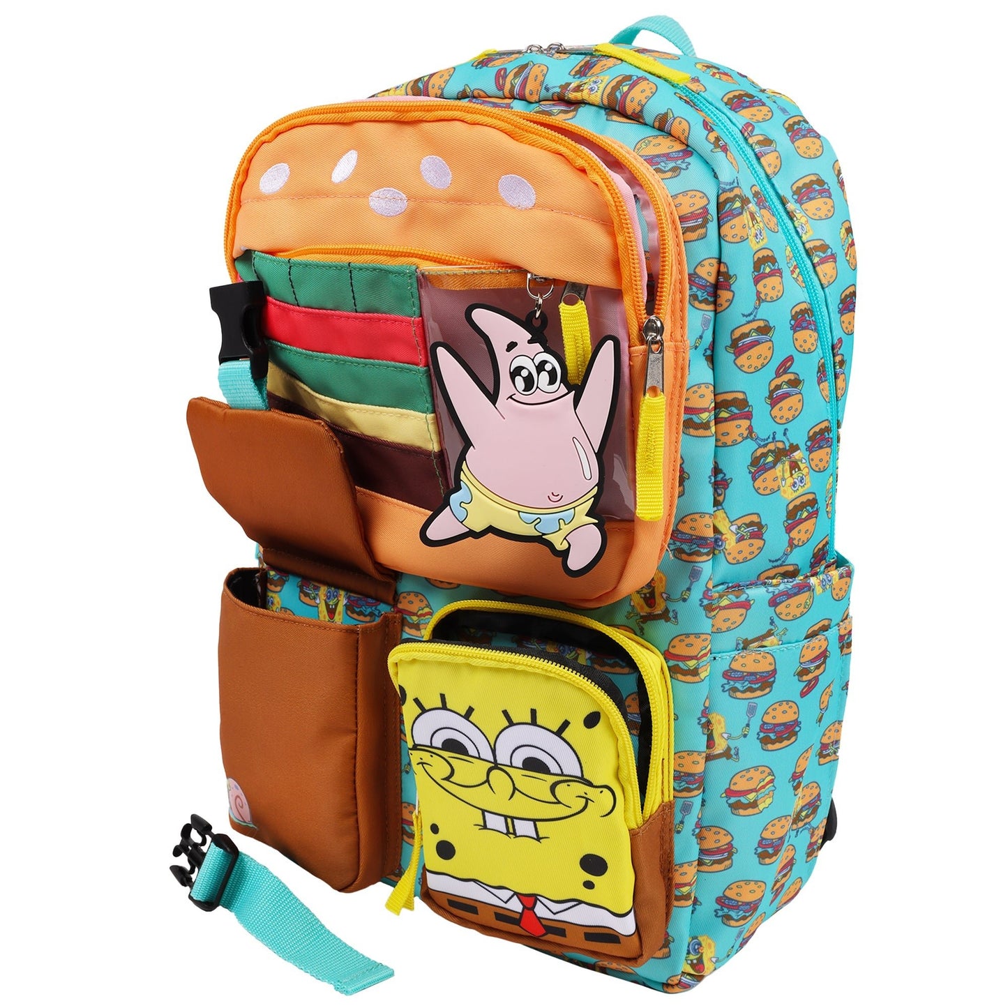 SpongeBob SquarePants Krabby Patty Peekaboo Backpack - Paramount Shop