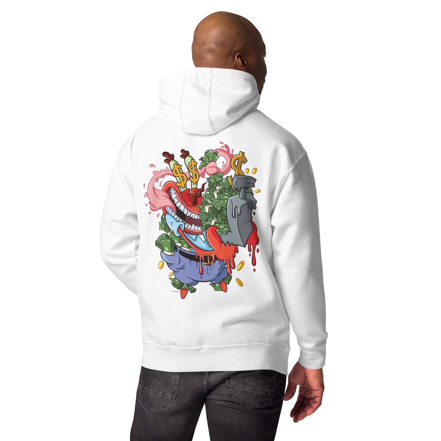 Krusty Krab Spongebob Hoodie Grau Herr Krabs Krusty Hosen
