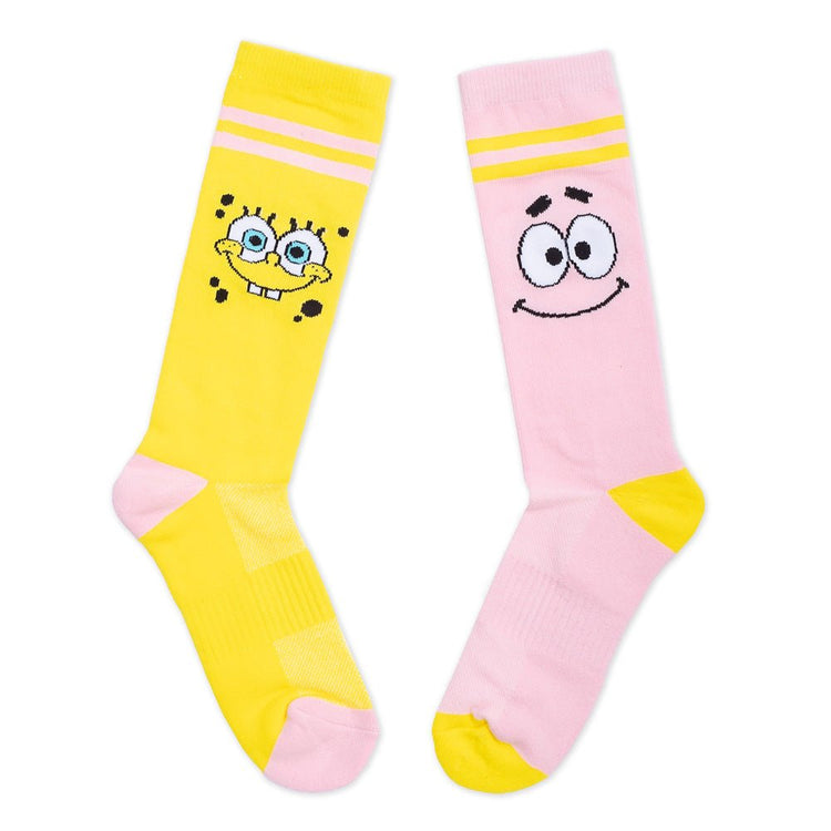 SpongeBob SquarePants Kids Socks 5-Pack - Soft Calf Socks For Boys Ages 7-10 Years