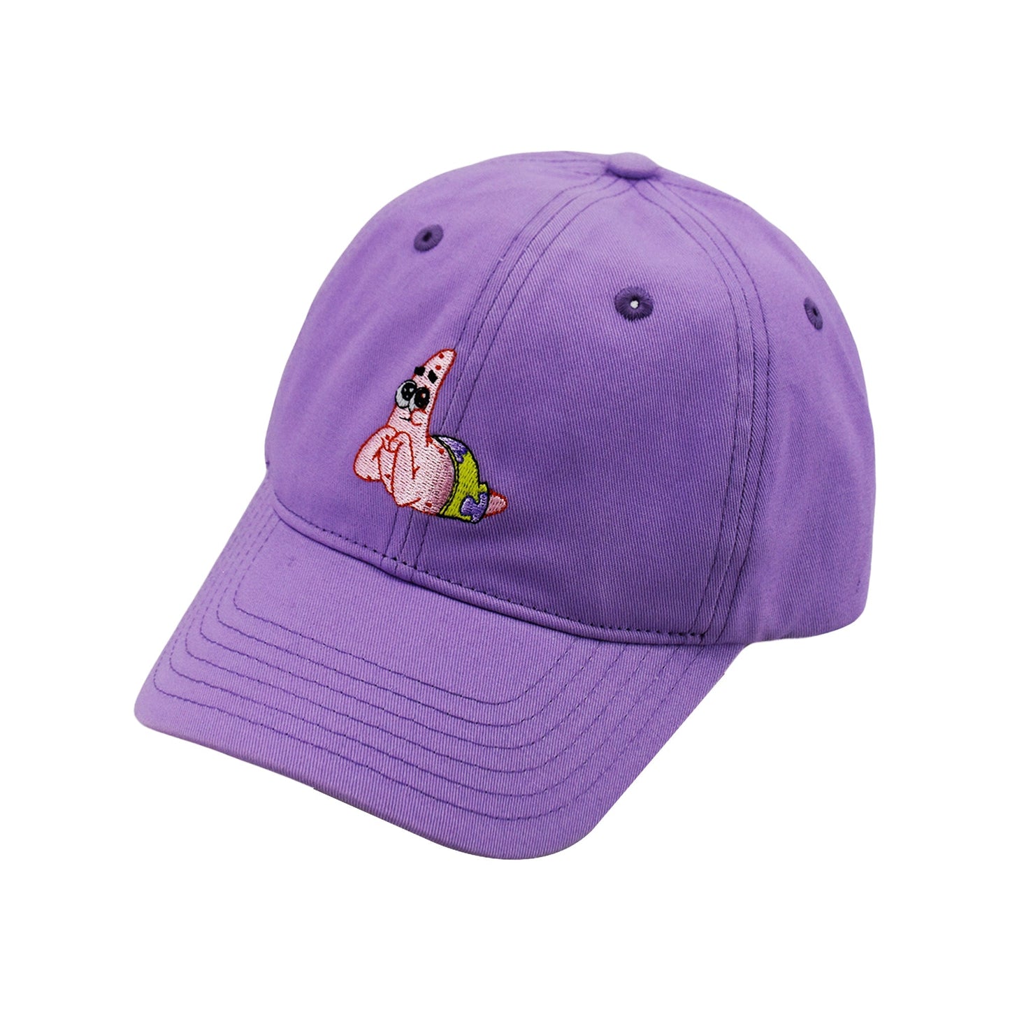 SpongeBob SquarePants Patrick Star Embroidered Dad Cap – Adjustable Strap back Baseball Hat - Paramount Shop