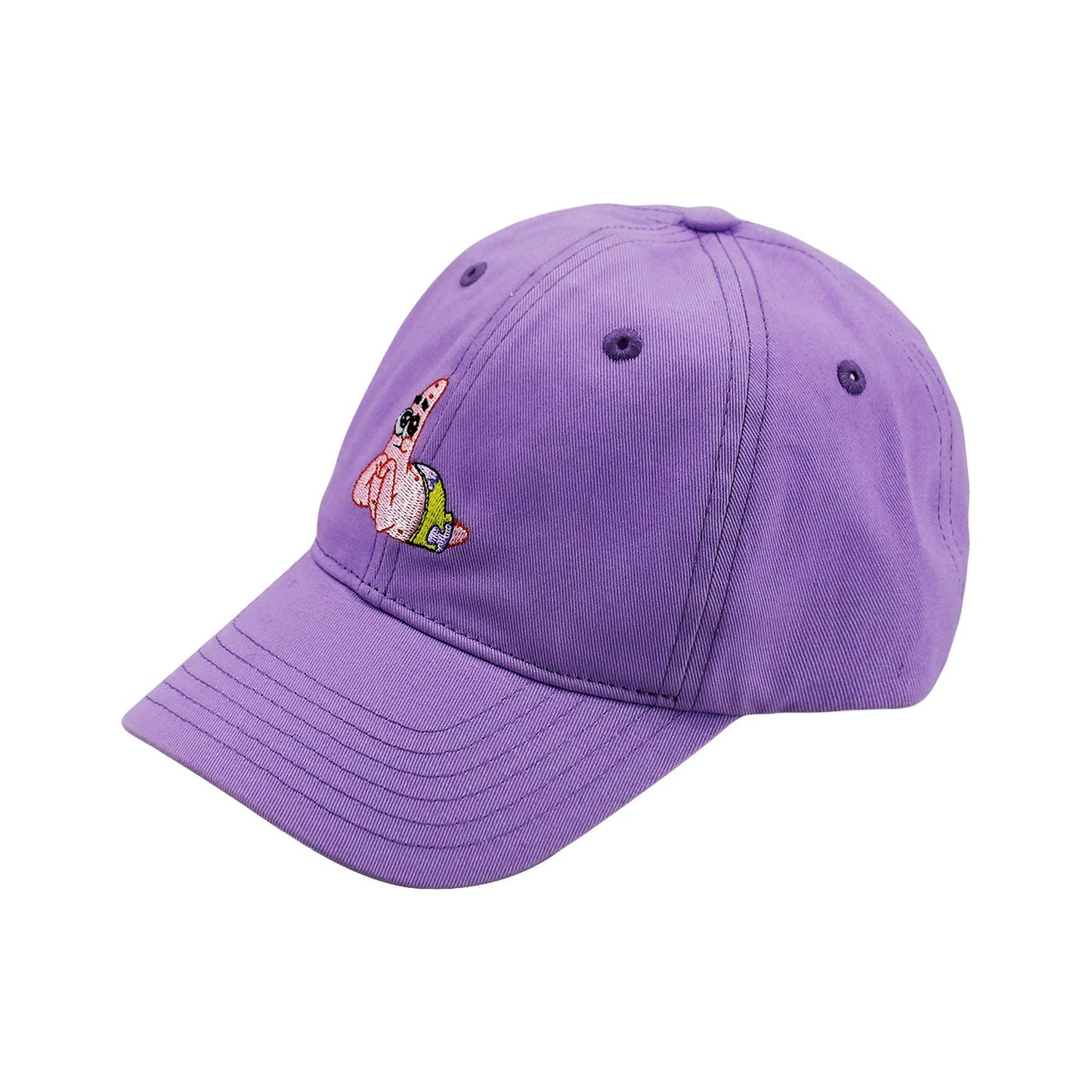 SpongeBob SquarePants Patrick Star Embroidered Dad Cap – Adjustable Strap back Baseball Hat - Paramount Shop