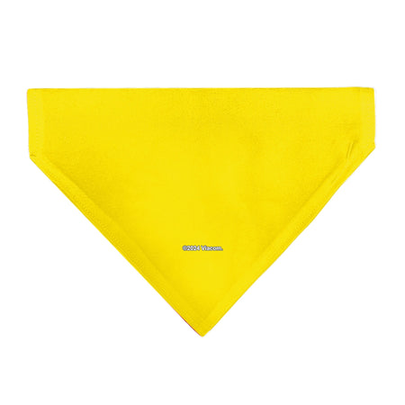 SpongeBob SquarePants Pet Bandana Friends SOAK UP POSITIVITY Pose Over the Collar Double - Sided Yellow - Paramount Shop