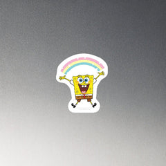 SpongeBob SquarePants Rainbow Magnet - 4 in x 4 in