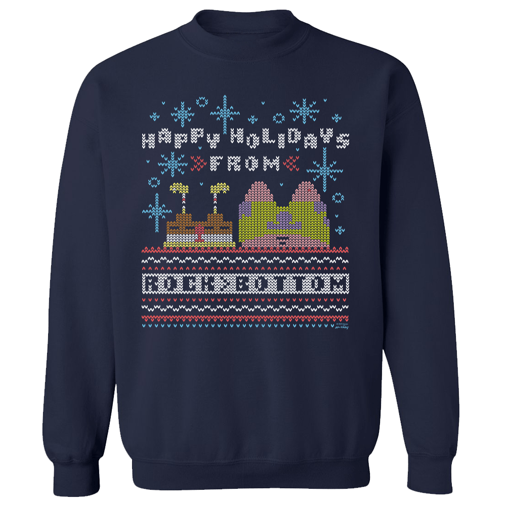 SpongeBob SquarePants Rock Bottom Fleece Crewneck Sweatshirt