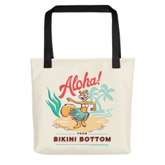 Fourre-tout Sandy Aloha de Bob l'éponge - 16 en x 16 pouces