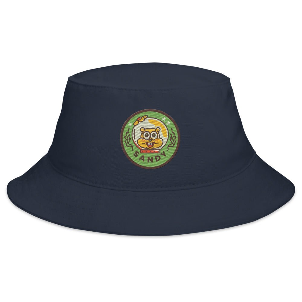 SpongeBob SquarePants Sandy Badge Embroidered Bucket Hat - Paramount Shop