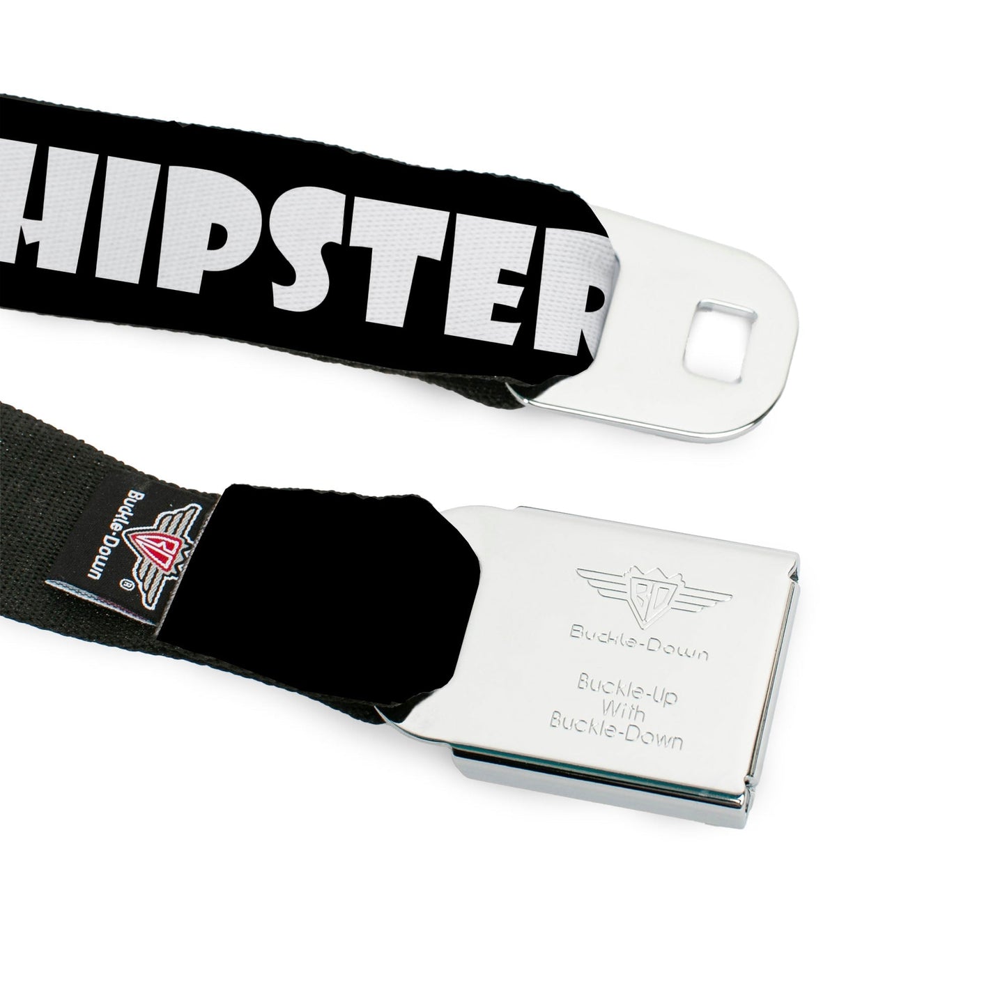 SpongeBob SquarePants Seatbelt Belt Face Close - Up Full Color Black/White Webbing - Paramount Shop