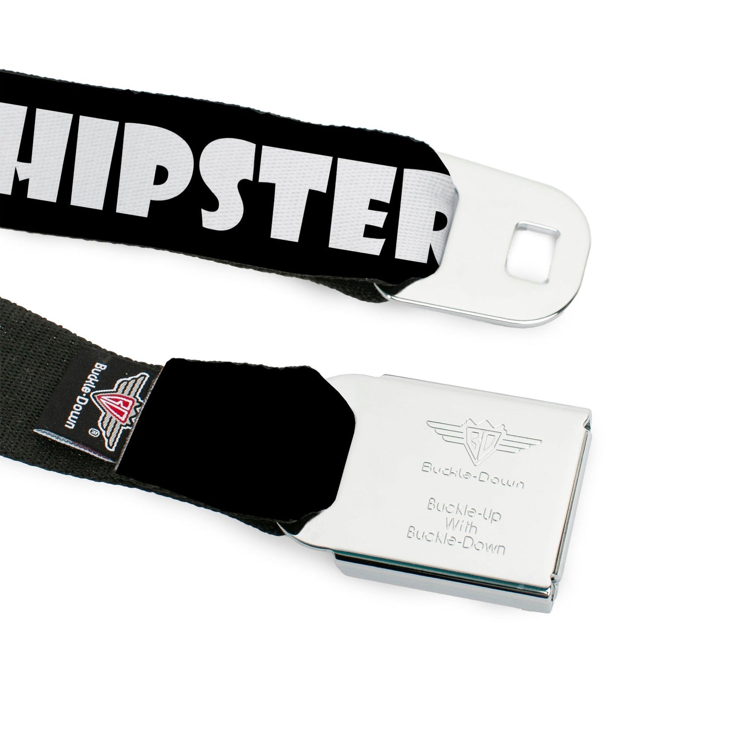 SpongeBob SquarePants Seatbelt Belt Face Close - Up Full Color Black/White Webbing - Paramount Shop