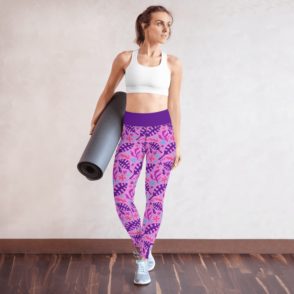 Flower yoga leggings cheap