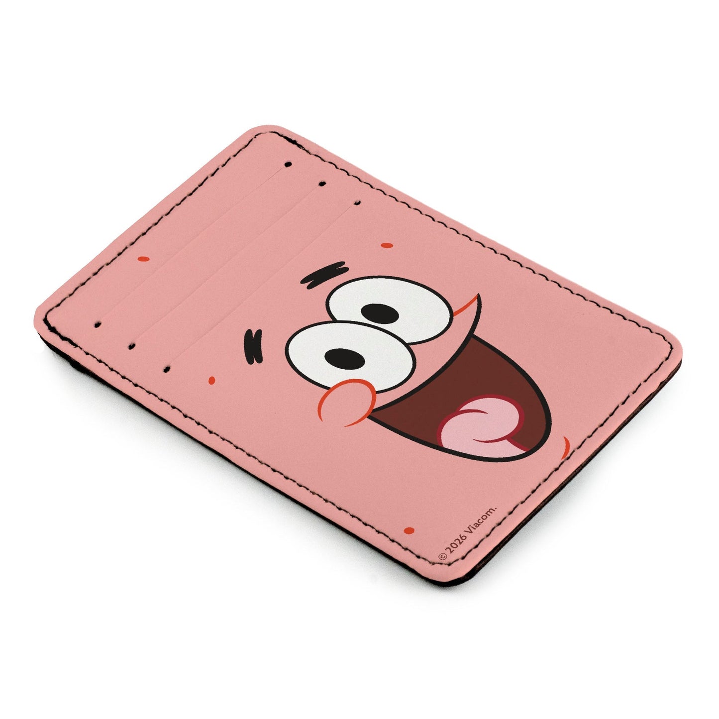 SpongeBob SquarePants Wallet ID Card Holder Patrick Star Face Pink - Paramount Shop