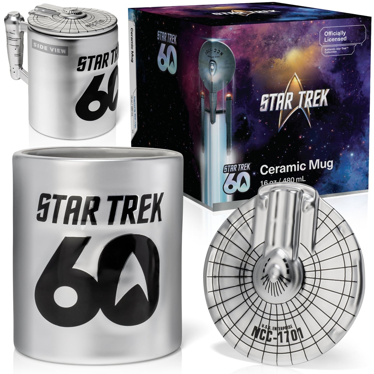 Star Trek 60th Anniversary Figural Mug - Paramount Shop