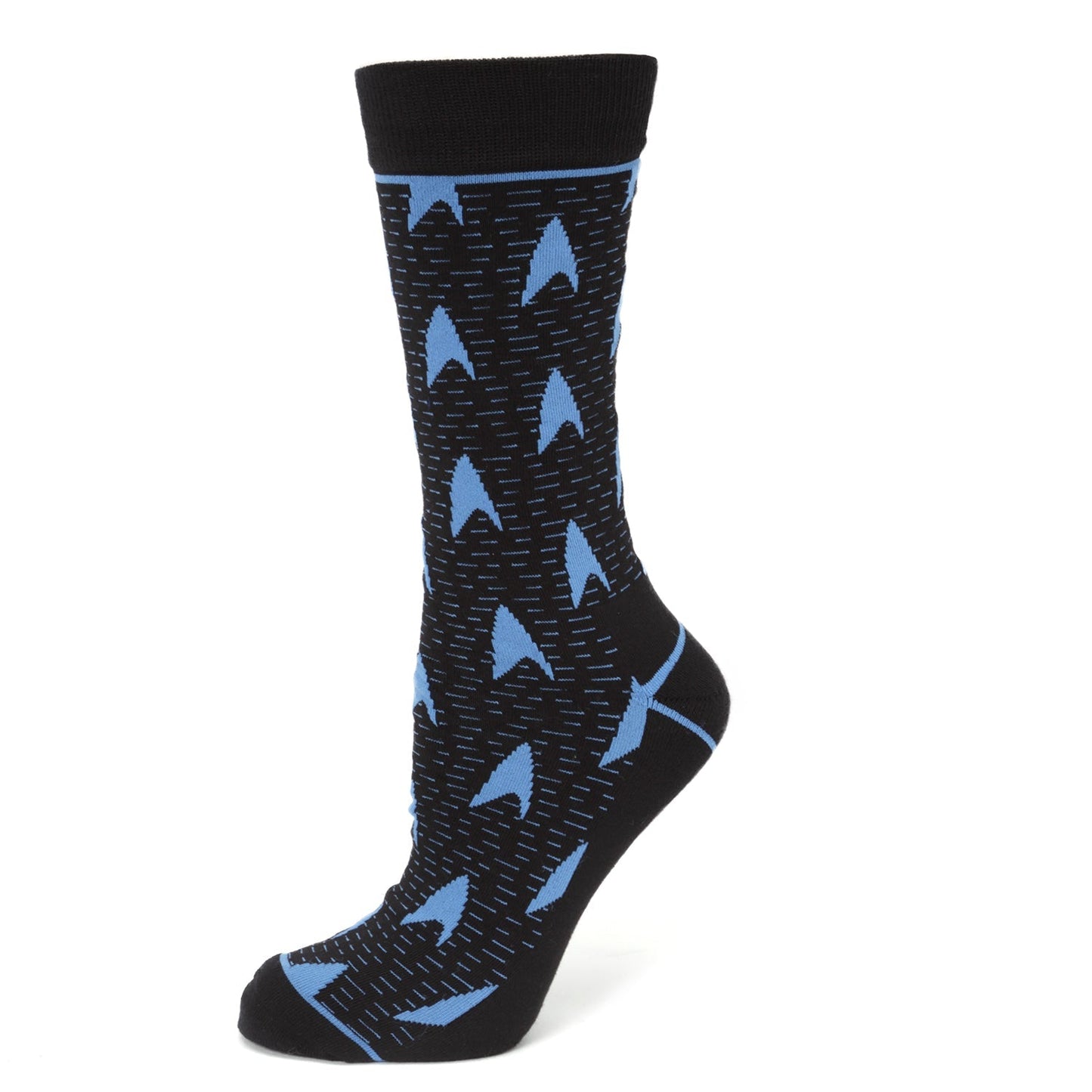 Star Trek Blue Delta Shield Starfleet Science Division Socks - Paramount Shop