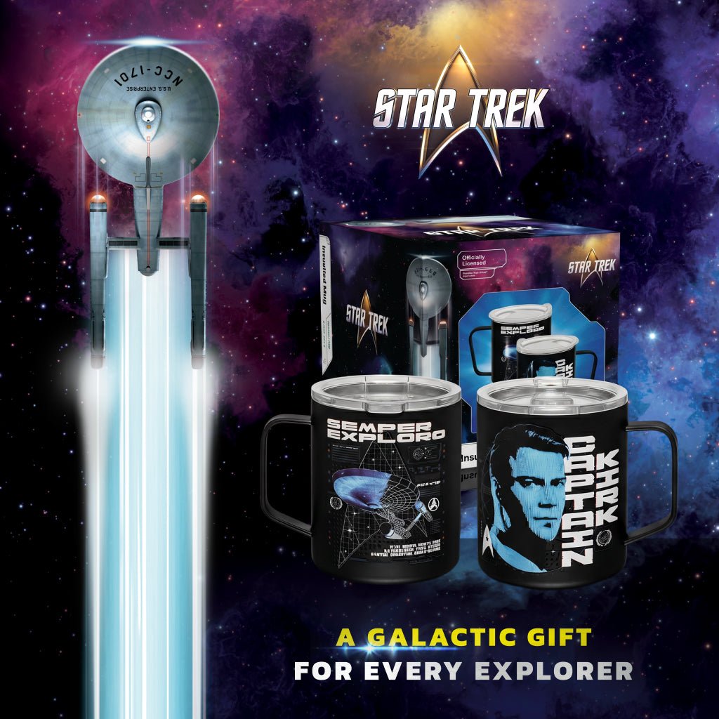 Star Trek Captain Kirk Stainless Steel Mug - Paramount Shop