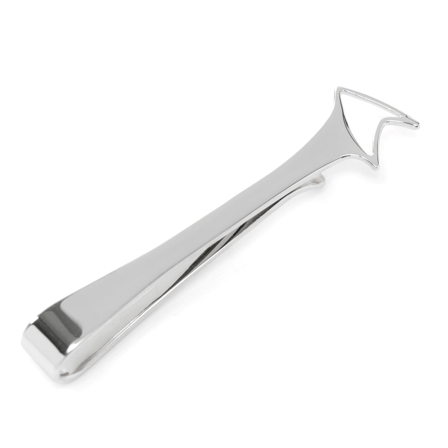 Star Trek Delta Shield Cutout Understated Curved Tie Bar - Paramount Shop