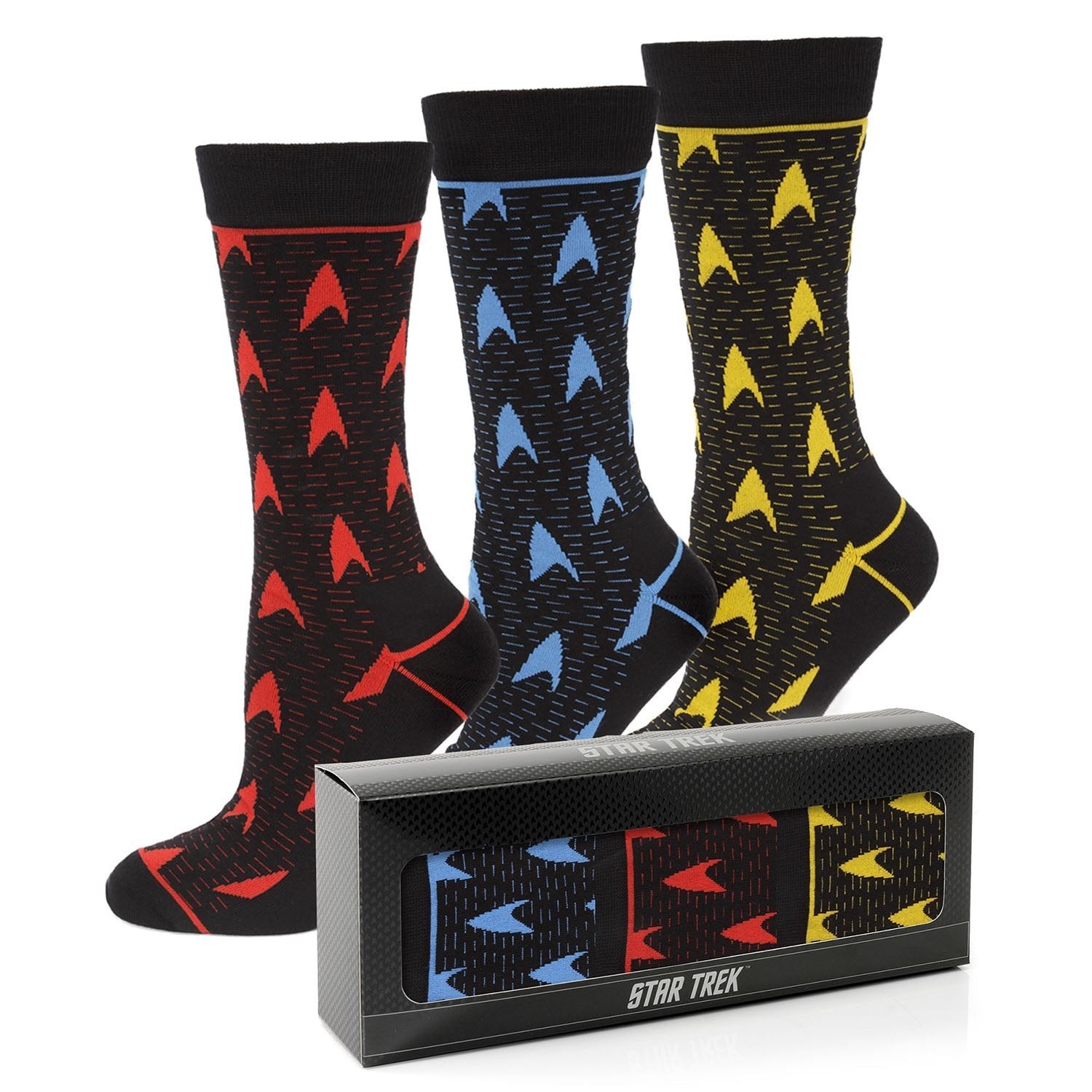 Star Trek Delta Shield Uniform 3 Pair Sock Gift Set - Paramount Shop