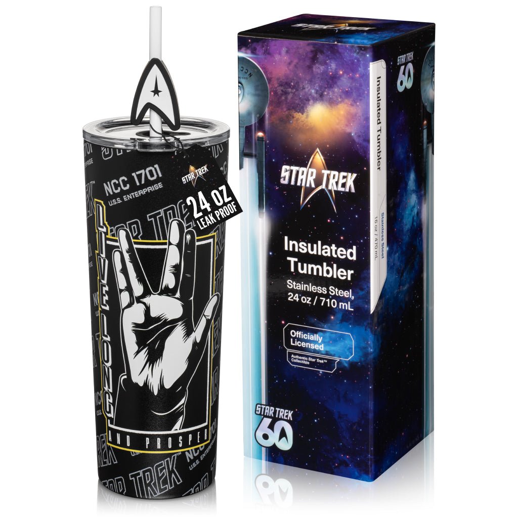Star Trek Live Long and Prosper Stainless Steel Tumbler - Paramount Shop