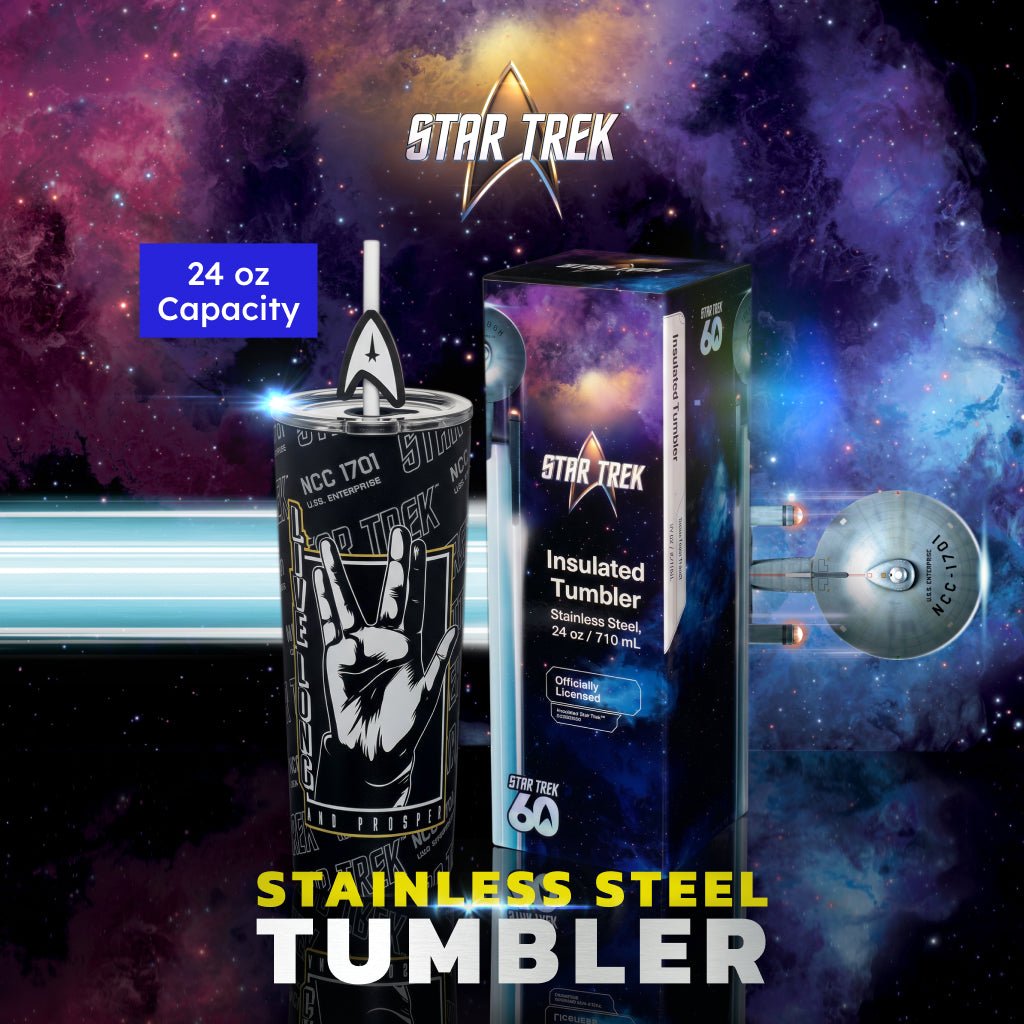 Star Trek Live Long and Prosper Stainless Steel Tumbler - Paramount Shop