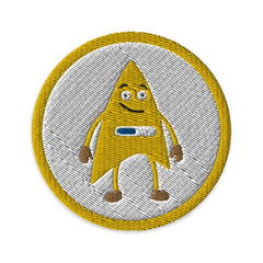 Star Trek: Lower Decks Badgey Embroidered Patch - White / Circle - 3 in
