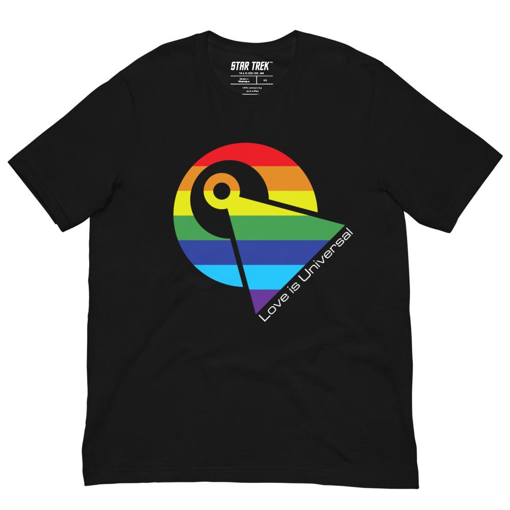 Star Trek Pride Love Is Universal Adult Short Sleeve T-Shirt - Paramount Shop