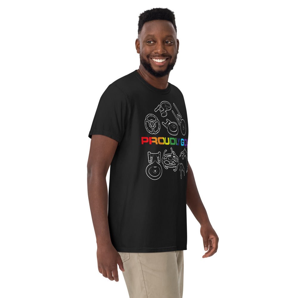 Star Trek Pride Starships Proudly Go! Comfort Colors T-Shirt - Paramount Shop