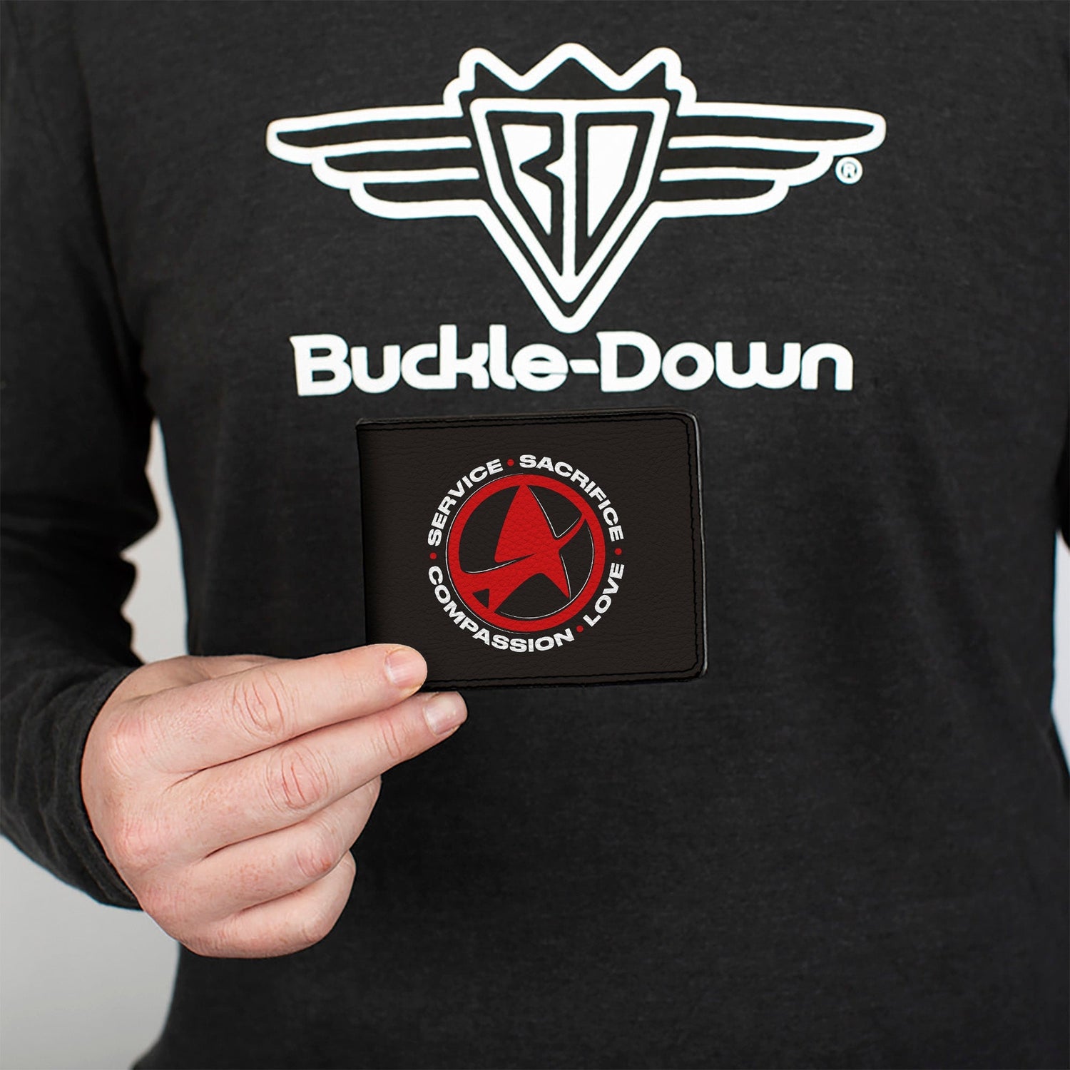 Star Trek Service Sacrifice Badge Icon Bi - Fold Wallet - Paramount Shop