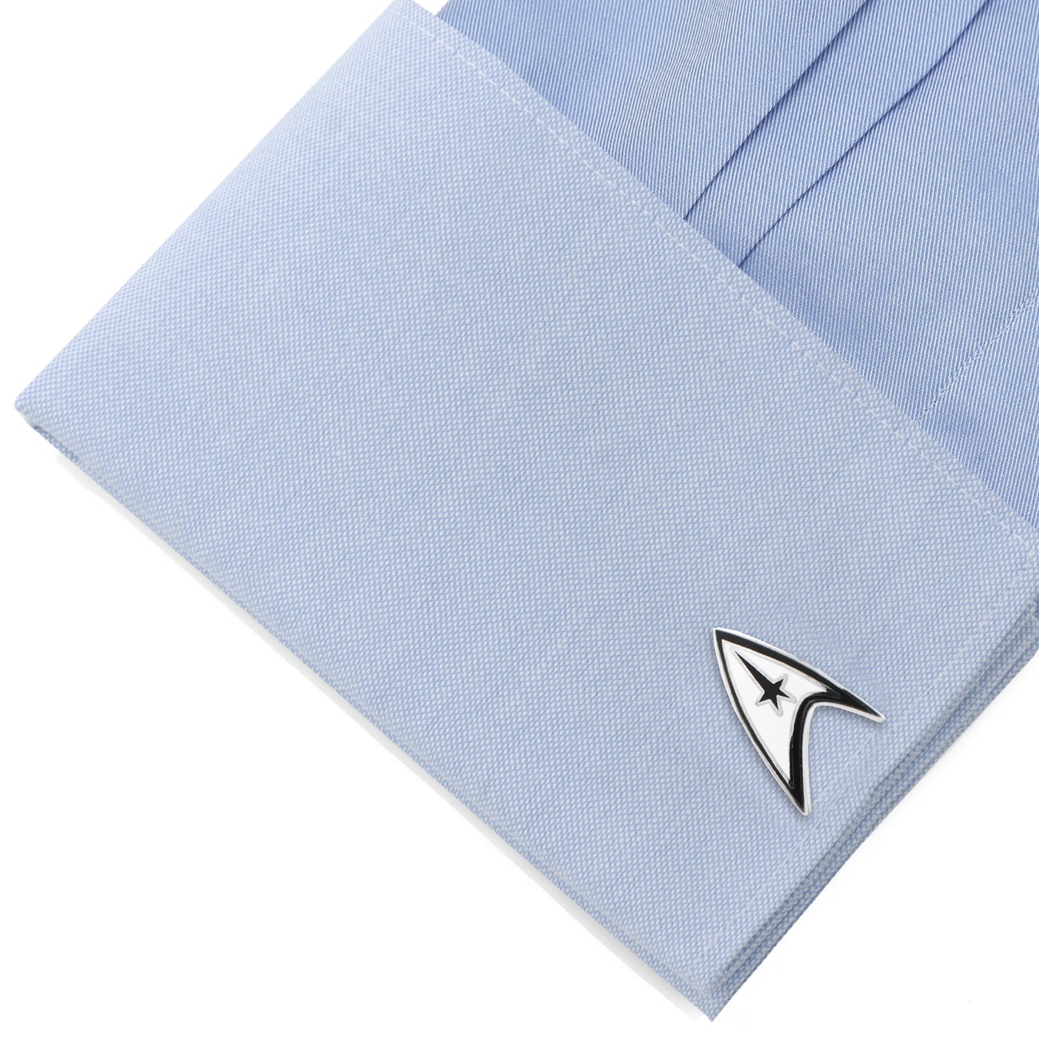Star Trek Starfleet Communicator Badge Delta Shield Cufflinks - Paramount Shop