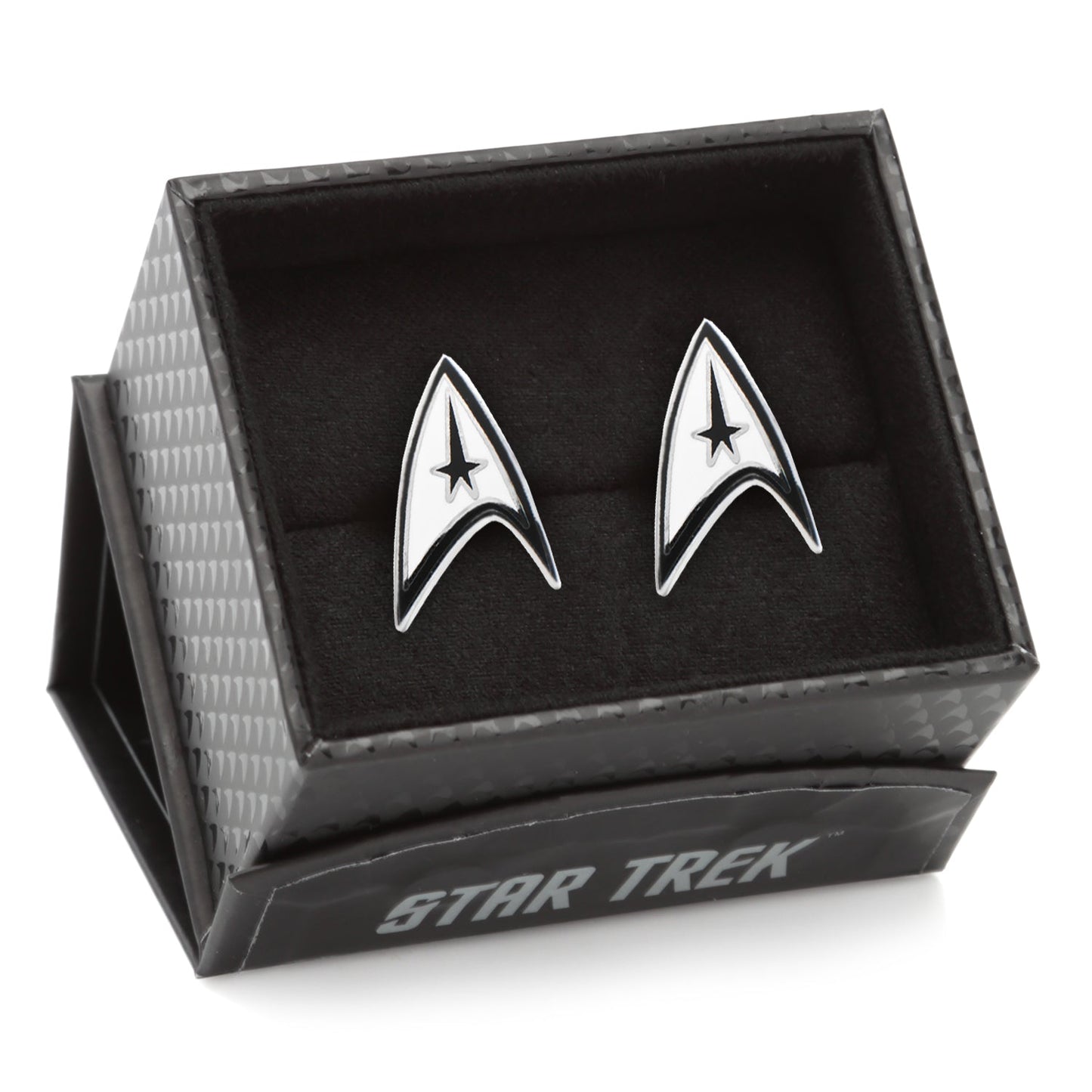 Star Trek Starfleet Communicator Badge Delta Shield Cufflinks - Paramount Shop