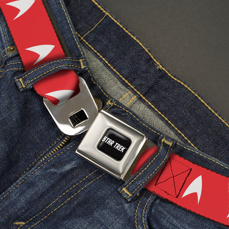 Star Trek Starfleet Insignia Logo Red Webbing Seatbelt Belt - Paramount Shop