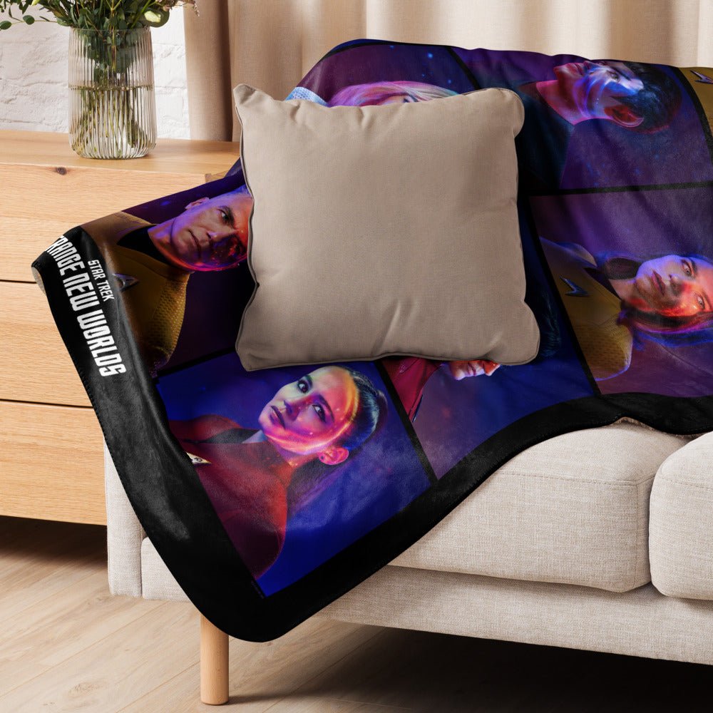 Star Trek: Strange New Worlds Season 3 Premium Sherpa Blanket - Paramount Shop