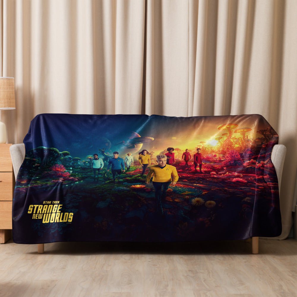 Star Trek: Strange New Worlds Season 3 Premium Sherpa Blanket - Paramount Shop