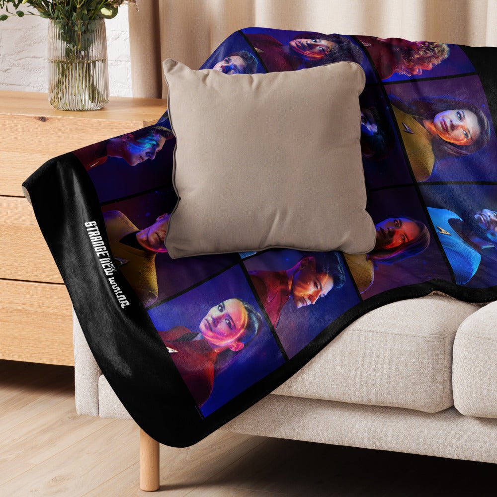Star Trek: Strange New Worlds Season 3 Premium Sherpa Blanket - Paramount Shop