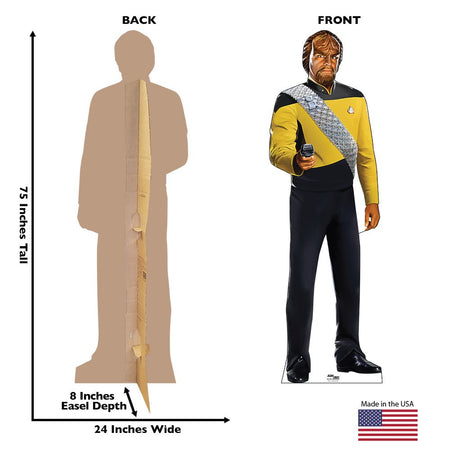 Star Trek: Strange New Worlds Worf Life - Sized Cardboard Cutout Standee - Paramount Shop