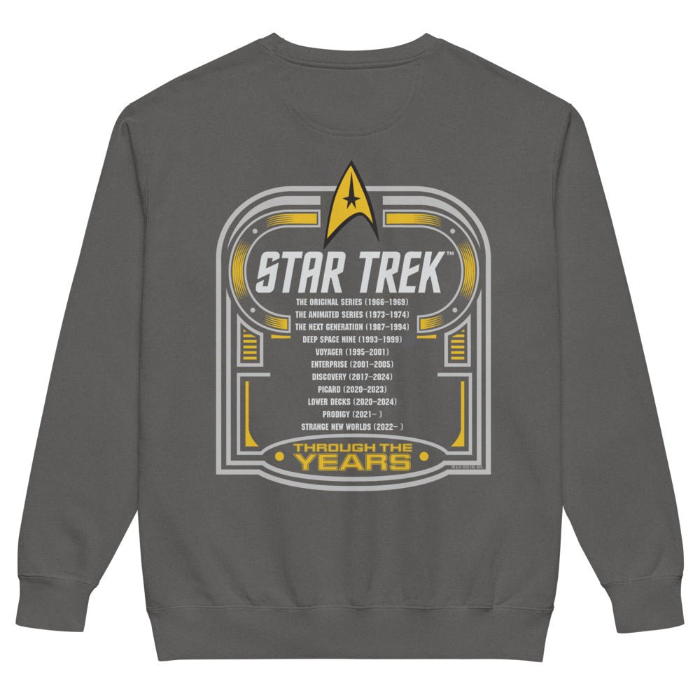 Star Trek Sweatshirt Through The Years - Paramount Shop