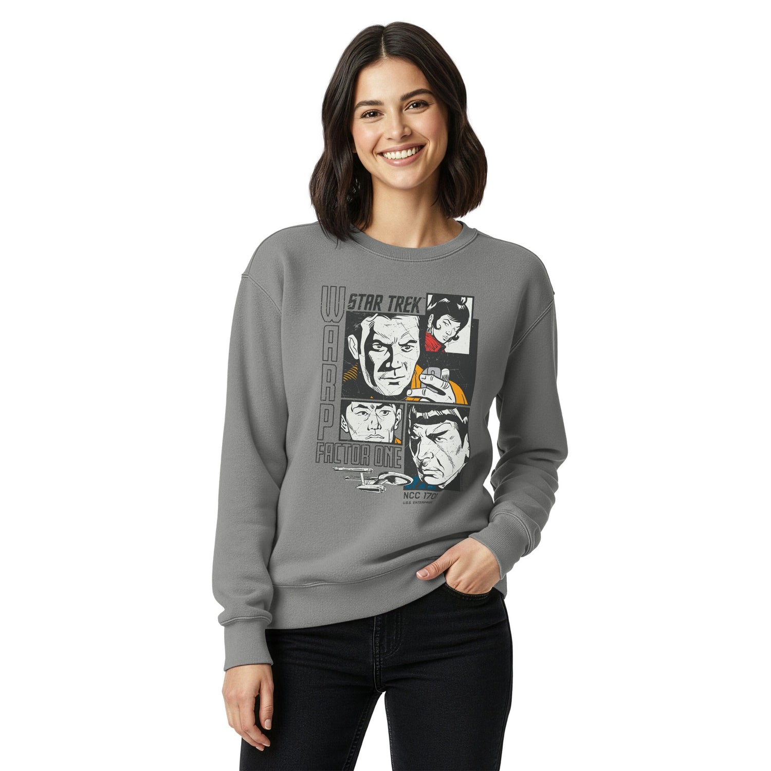 Star Trek Sweatshirt Warp Factor One - Paramount Shop