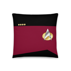 Star Trek: The Next Generation Cojín Uniforme Comando - 16 "x 16"