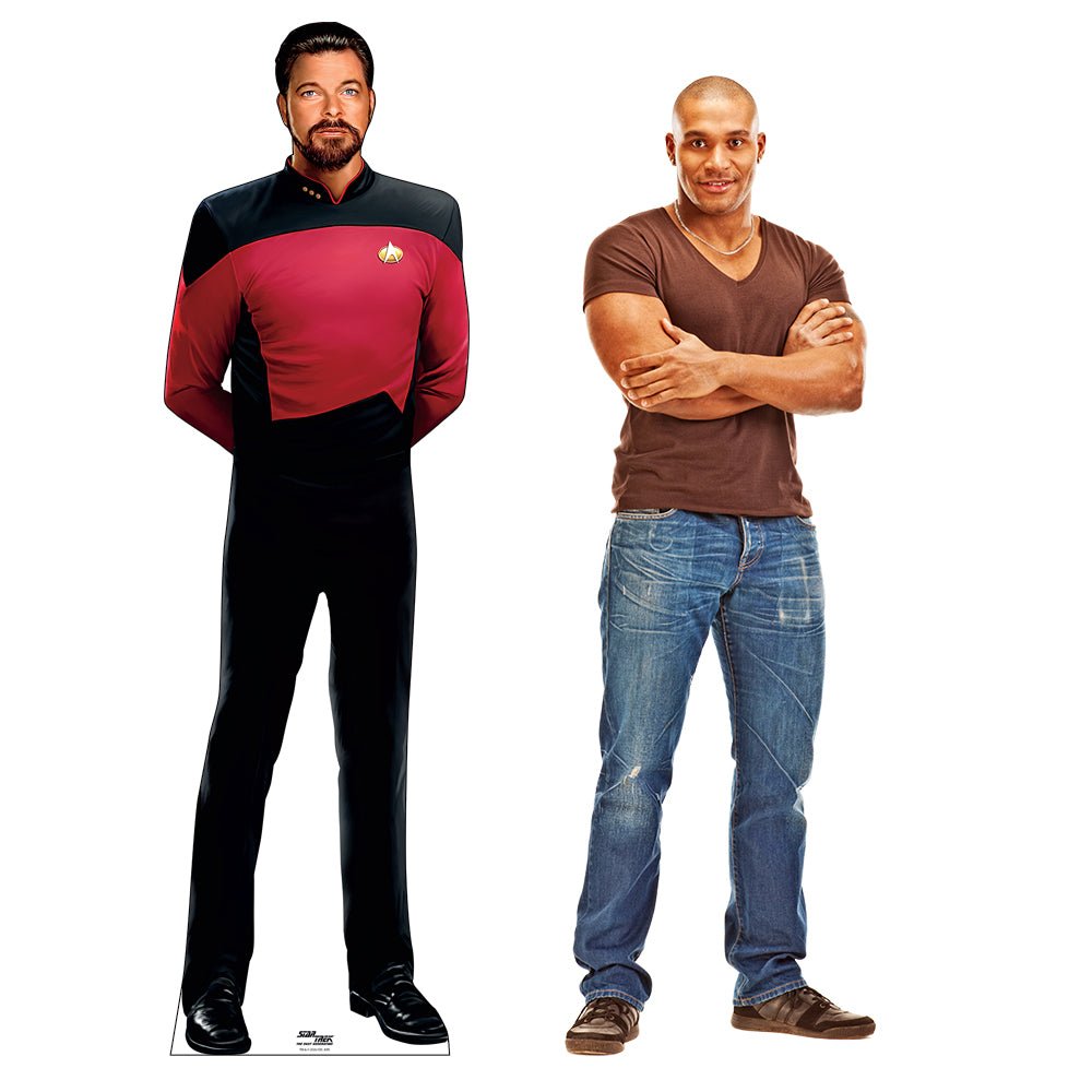 Star Trek: The Next Generation Commander Riker Life - Sized Cardboard Cutout Standee - Paramount Shop
