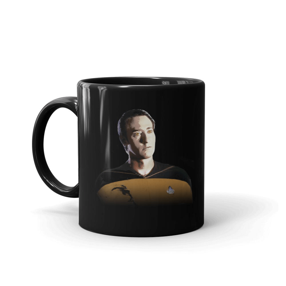Star Trek: The Next Generation Data Parameters Black Mug - Paramount Shop