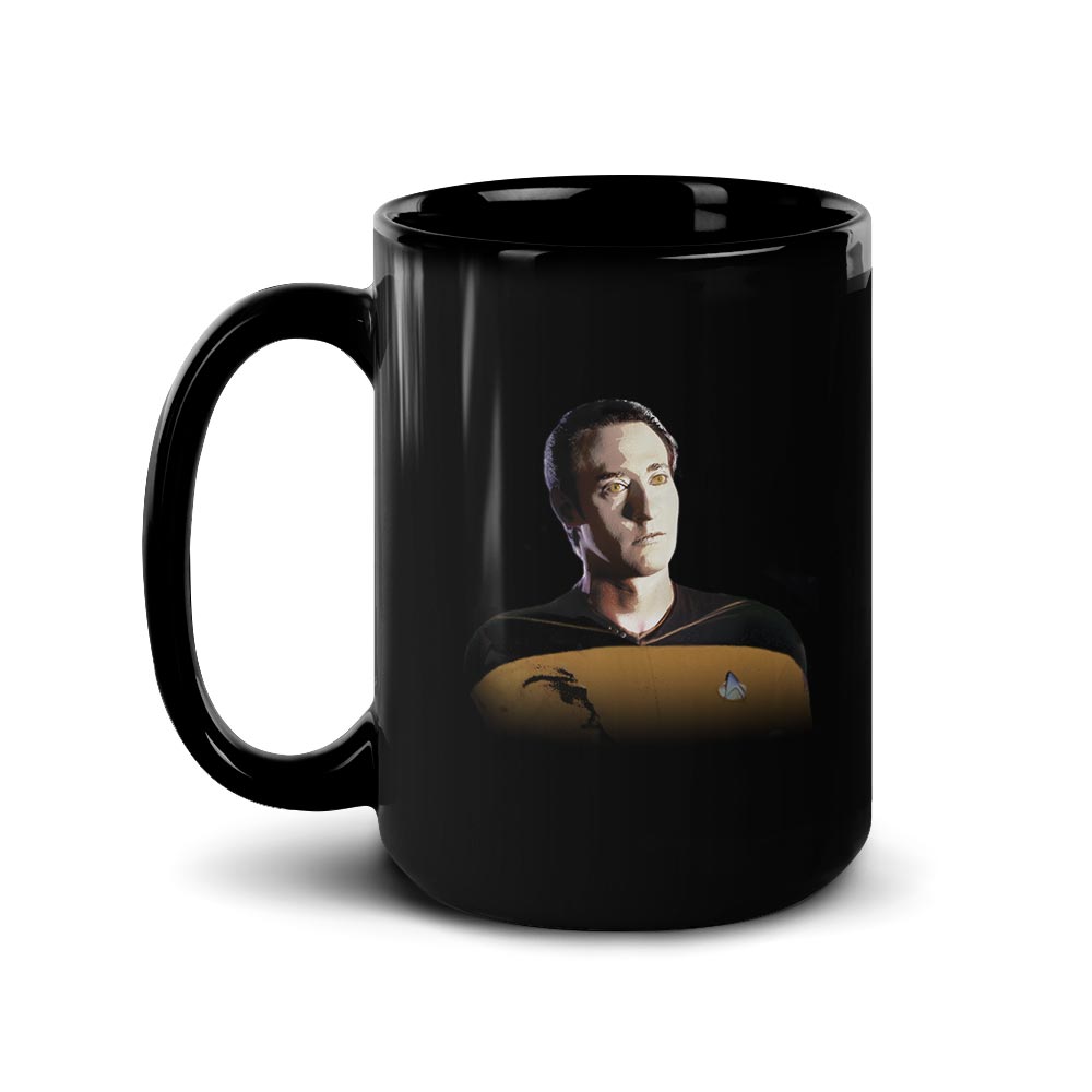Star Trek: The Next Generation Data Parameters Black Mug - Paramount Shop