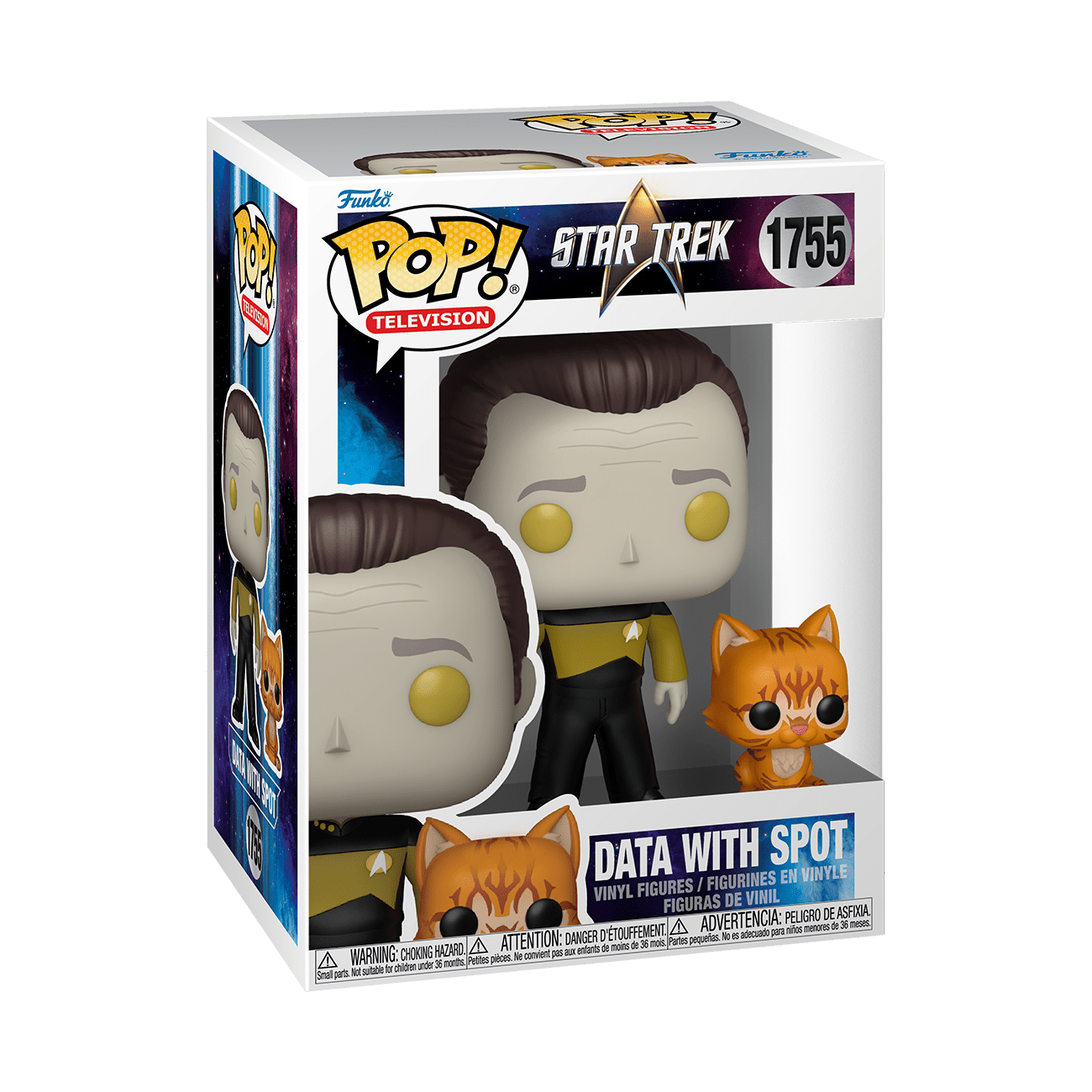 Star Trek: The Next Generation Data with Spot Funko Pop! Figure - Paramount Shop