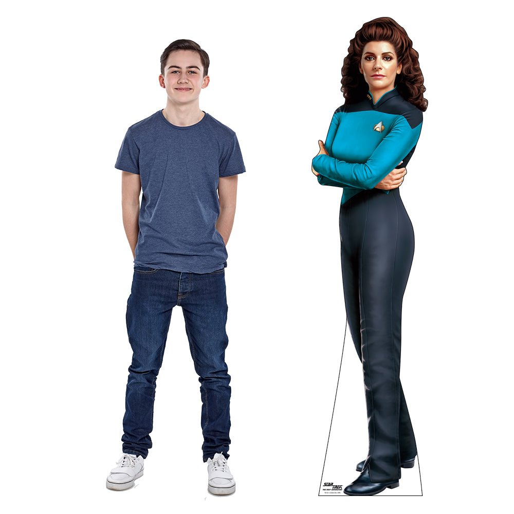 Star Trek: The Next Generation Deanna Troi Life - Sized Cardboard Cutout Standee - Paramount Shop