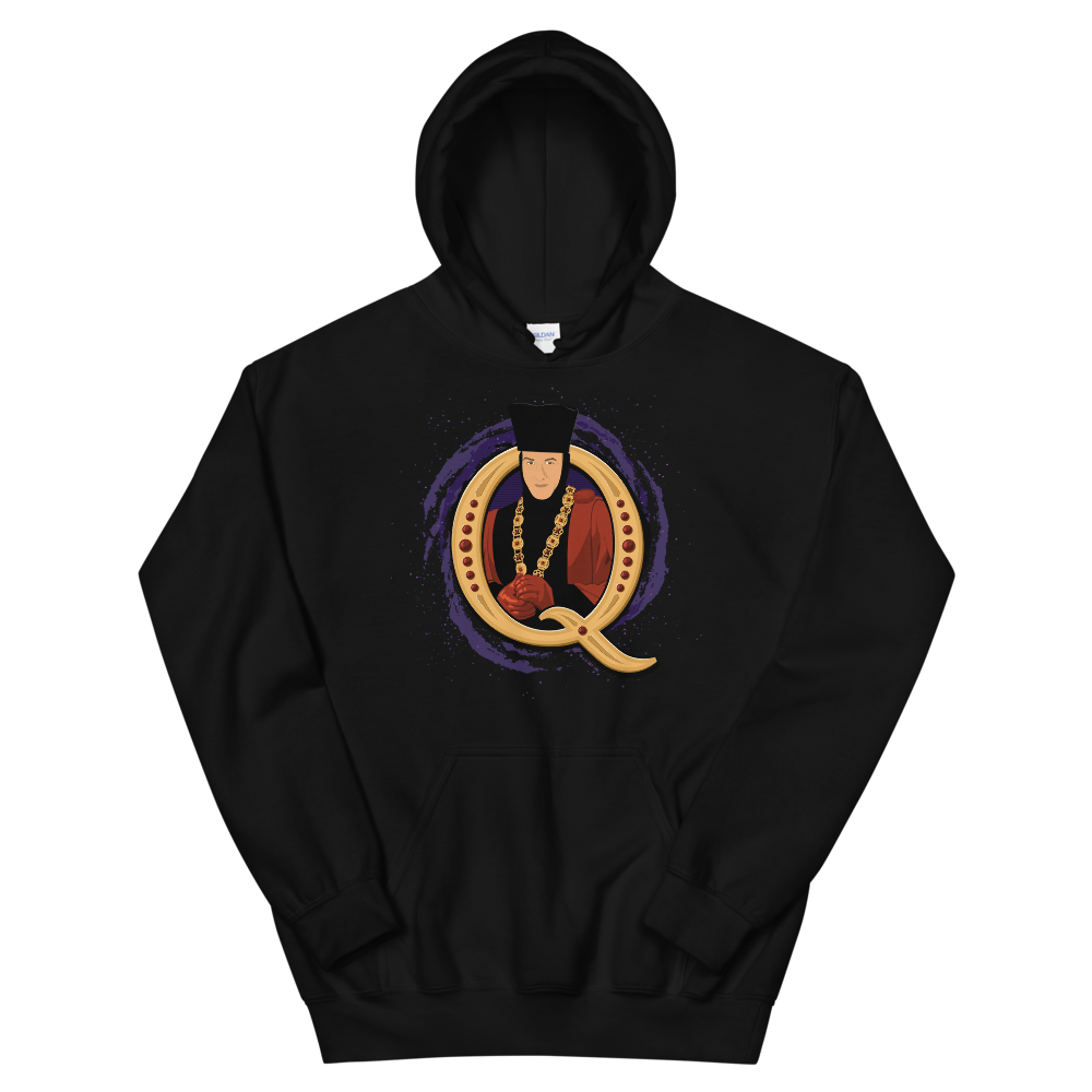 Star Trek The Next Generation Q Adulte Sweat Capuche En Polaire Star trek the next generation q adulte sweat capuche en polaire