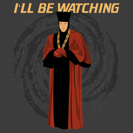 Star Trek: The Next Generation Q I'll Be Watching Adult Short Sleeve T - Shirt - Paramount Shop