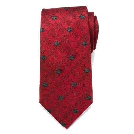 Star Trek: The Next Generation Red Delta Shield Men's Tie - Paramount Shop