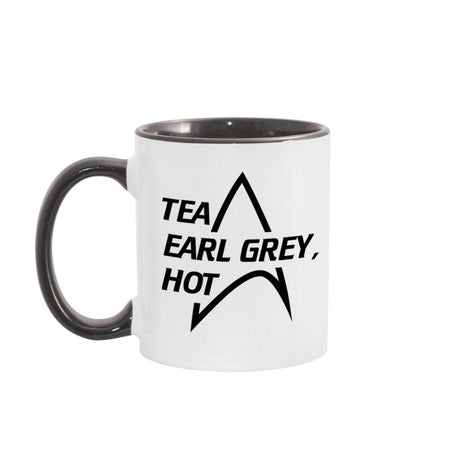 Star Trek: The Next Generation Tea Earl Grey Hot 11 oz Two - Tone Mug - Paramount Shop