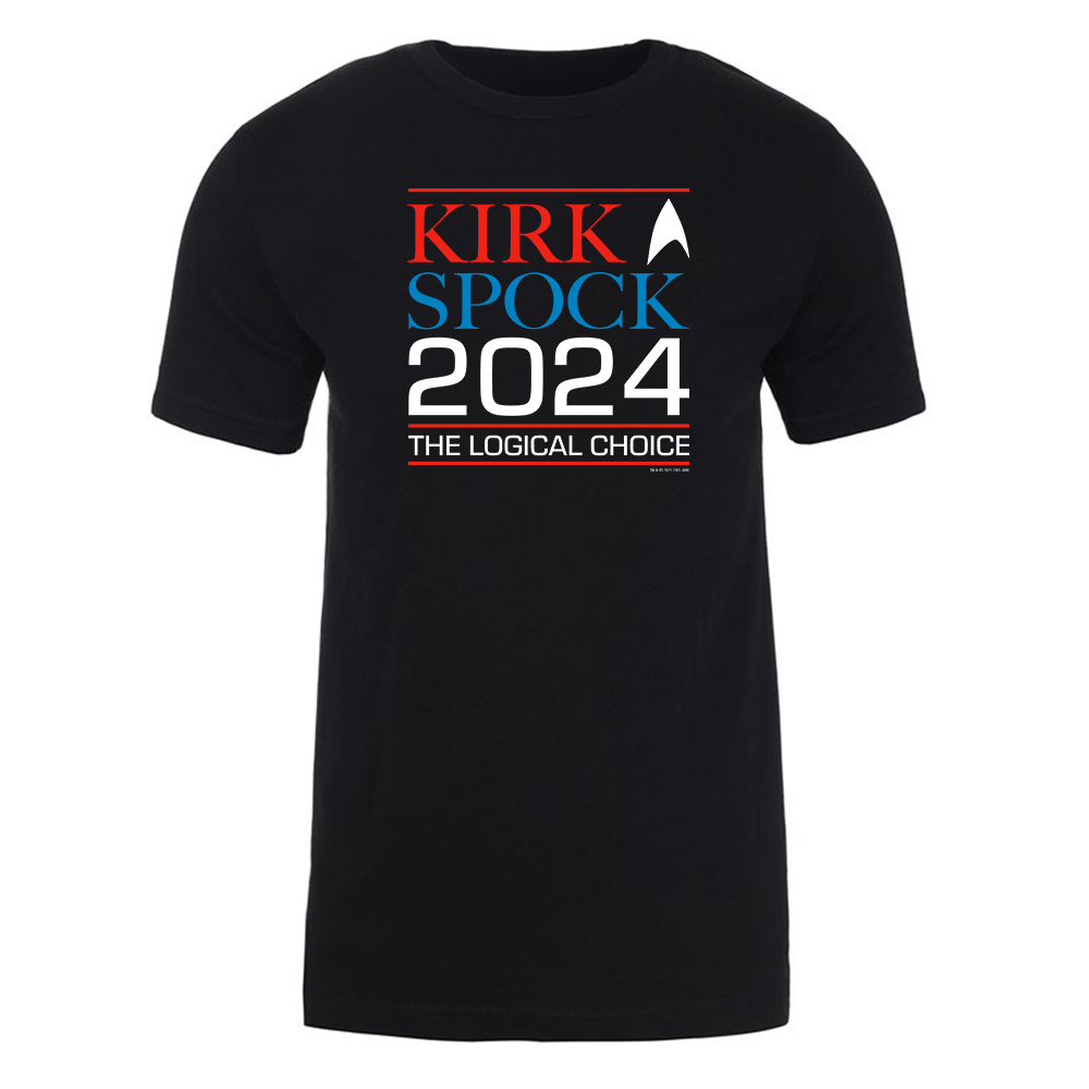 Star Trek: The Original Series Kirk & Spock 2024 Adult Short Sleeve T - Shirt - Paramount Shop