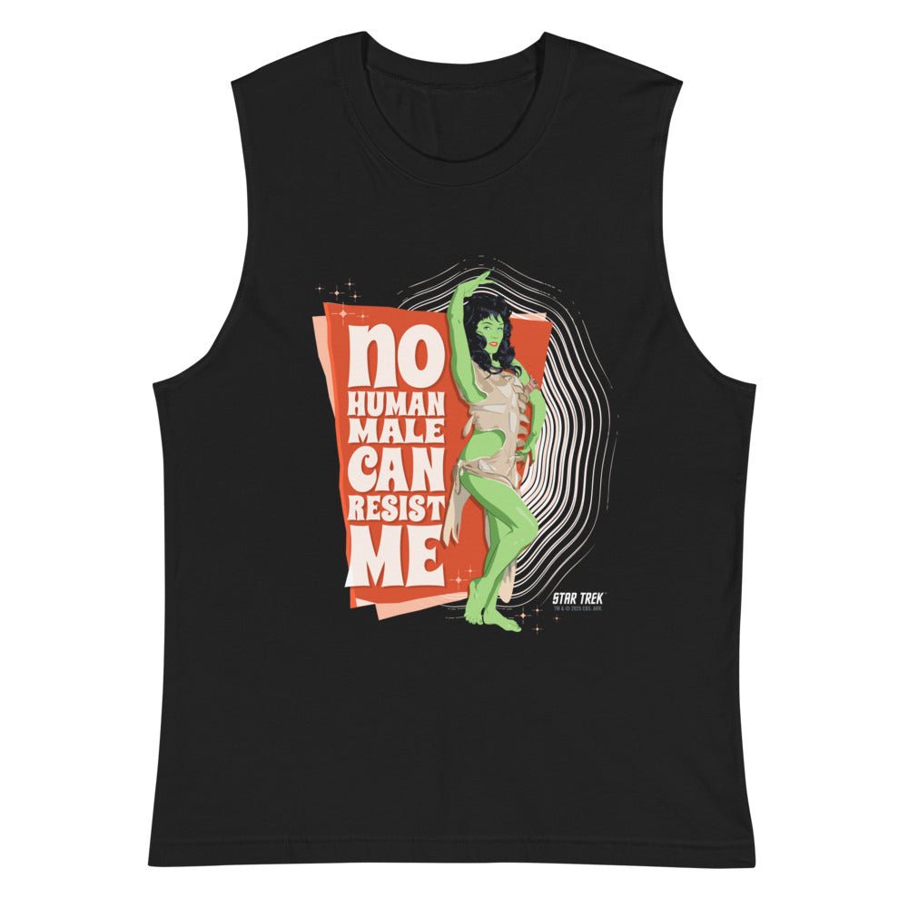 Star Trek: The Original Series No Human Male Can Resist Me Unisex Muscle Tank Top - Paramount Shop