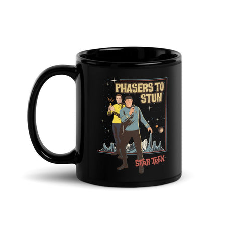 Star Trek: The Original Series Phasers To Stun Black Mug - Paramount Shop