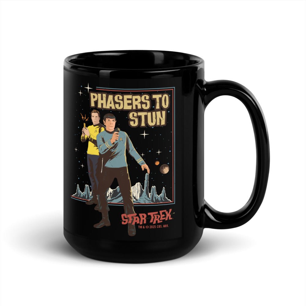 Star Trek: The Original Series Phasers To Stun Black Mug - Paramount Shop