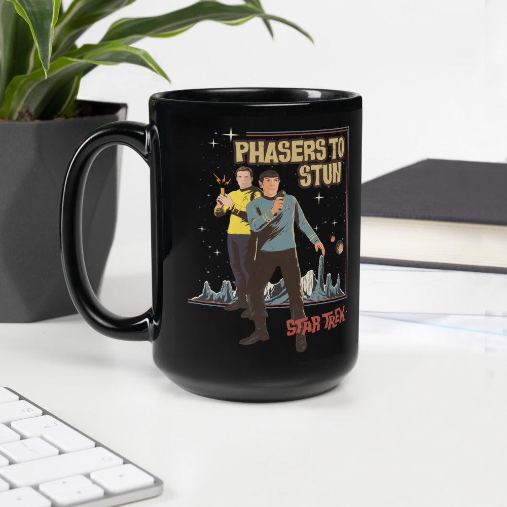 Star Trek: The Original Series Phasers To Stun Black Mug - Paramount Shop