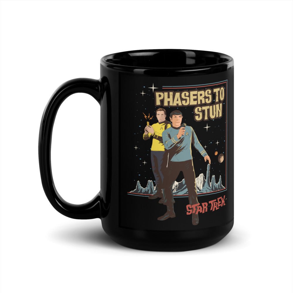 Star Trek: The Original Series Phasers To Stun Black Mug - Paramount Shop